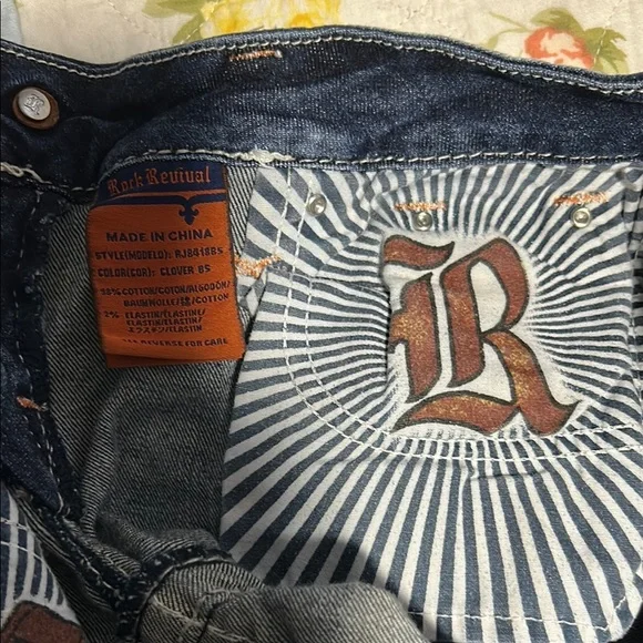 Rock Revival Blue Denim Jeans - Picture 11 of 12